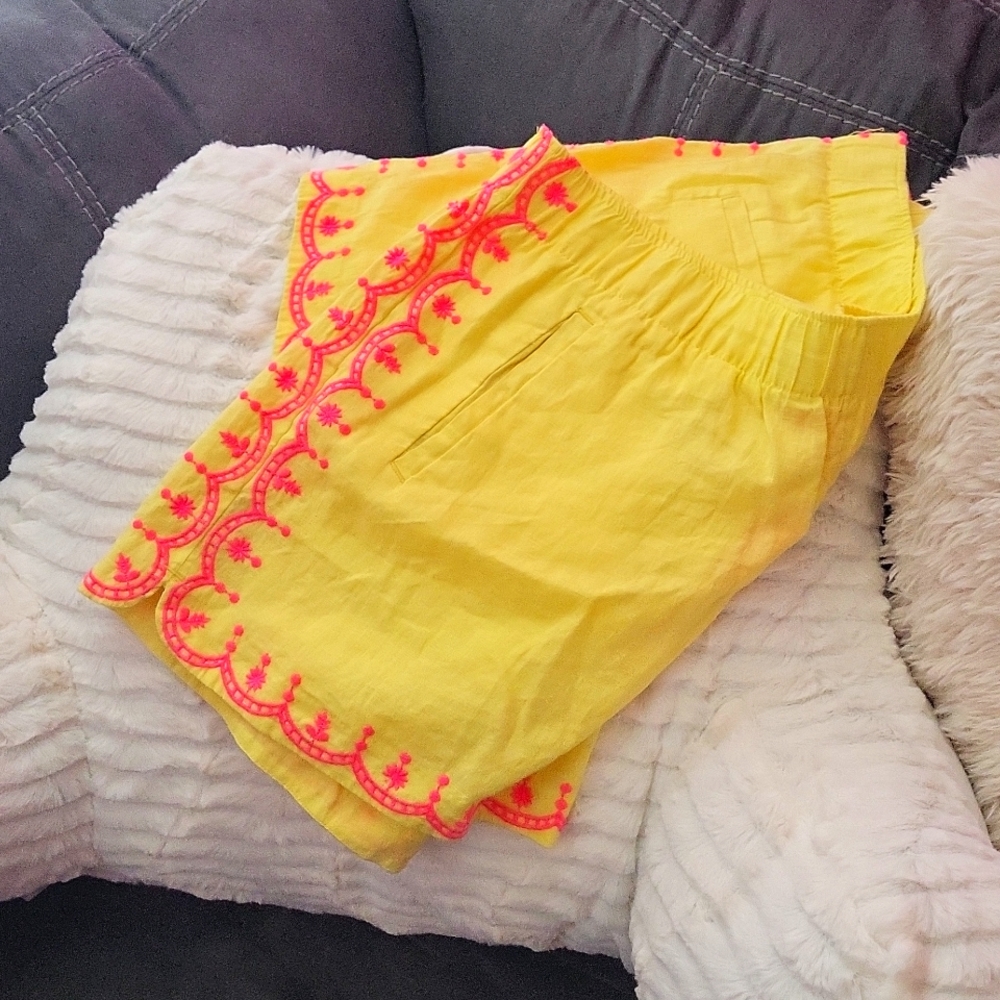 NWT Lilly Pulitzer Lagoon Linen shorts size XL